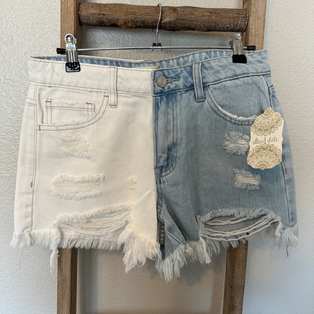Altar’d State Multicolor Jean shorts